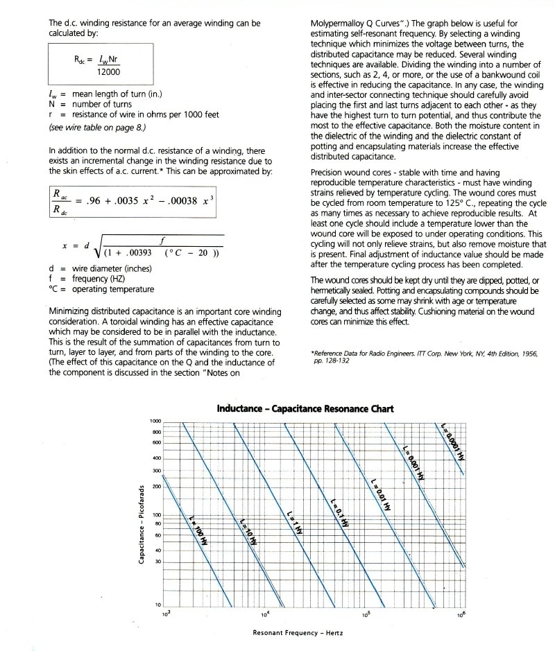 Micrometals Alloy Powder Cores Winding Notes - Infantron